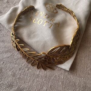 Kendra Scott Gold Leaf Headband